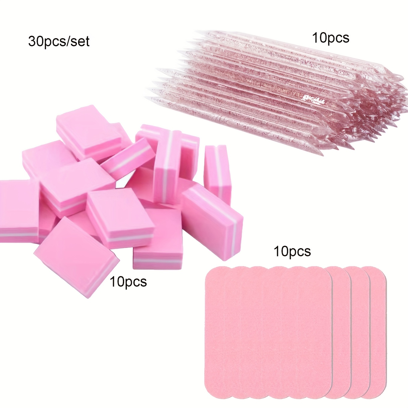 [30pcs Nail Art Kit Essentials - Contour Palette Stick 评论和价格