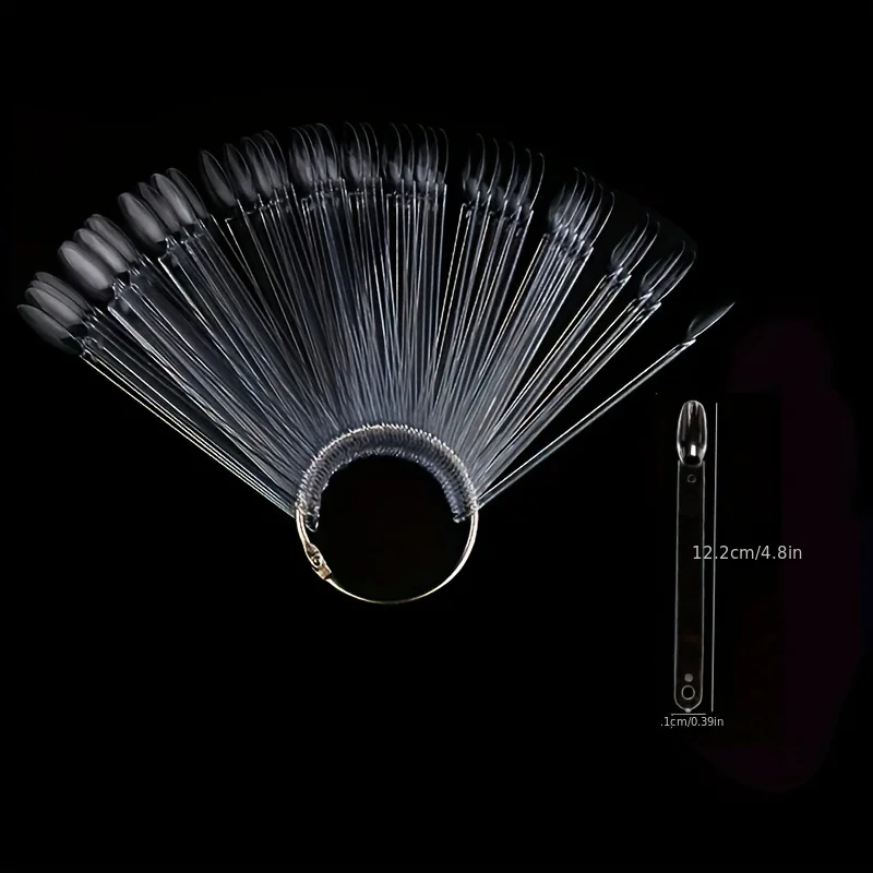 100 Tips Fan Shape Nail Swatch - Contour Palette Stick 评论和价格